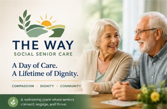 Senior adults in social gathering